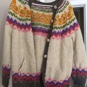 vintage handmade wool sweater